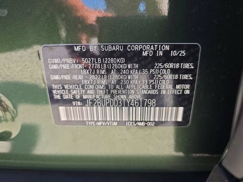 Used 2026 Subaru Outback Limited AWD/4WD image 30