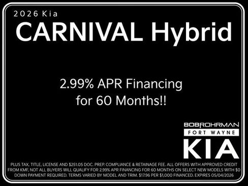 New 2026 Kia Carnival LXS image 4