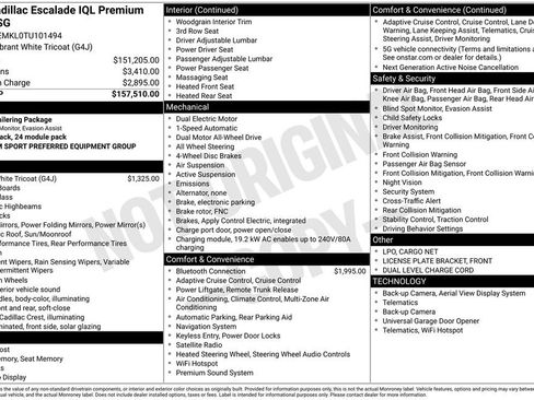 New 2026 Cadillac Escalade IQL Sport 2 AWD/4WD image 48