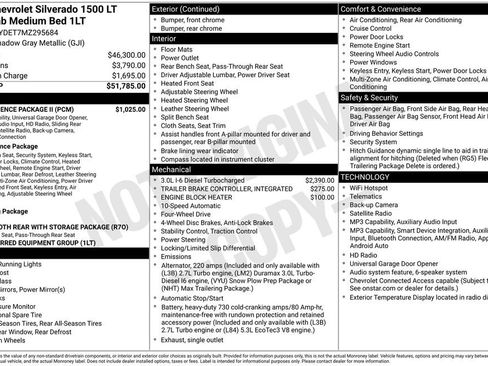 Used 2021 Chevrolet Silverado 1500 LT w/ Convenience Package II AWD/4WD image 15