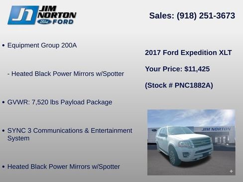 Used 2017 Ford Expedition XLT AWD/4WD image 8