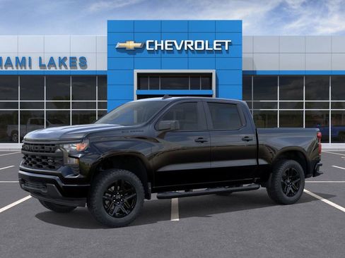 New 2026 Chevrolet Silverado 1500 Custom w/ Turbomax Blackout Package RWD image 2