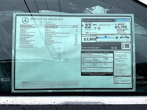 New 2026 Mercedes-Benz GLE 350 4MATIC image 16