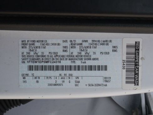 Used 2021 Ford F150 XLT w/ Equipment Group 302A High image 9