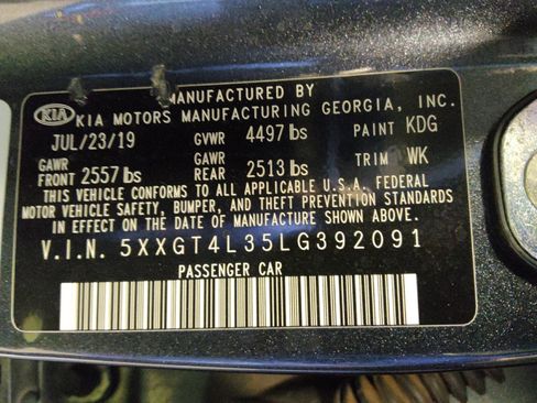 Used 2020 Kia Optima LX FWD image 33