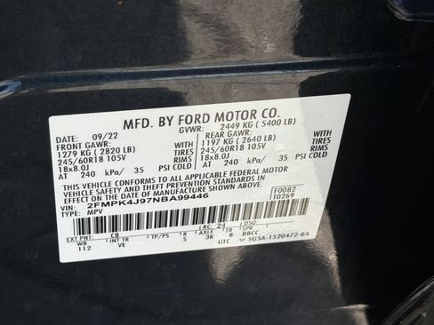 Used 2022 Ford Edge SEL w/ Convenience Package AWD/4WD image 35