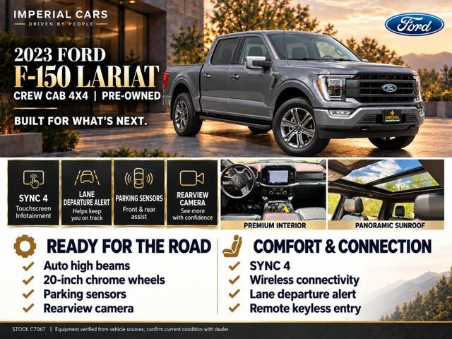 Used 2023 Ford F150 Lariat w/ Equipment Group 502A High AWD/4WD image 6