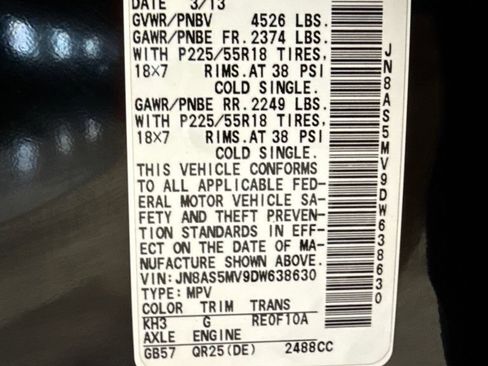 Used 2013 Nissan Rogue SL AWD/4WD image 35