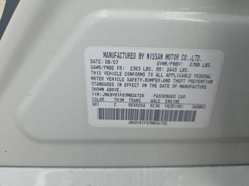 Used 2007 INFINITI G35 x Sedan w/ Premium Pkg image 9