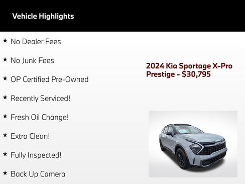 Used 2024 Kia Sportage X-Pro Prestige AWD/4WD image 57