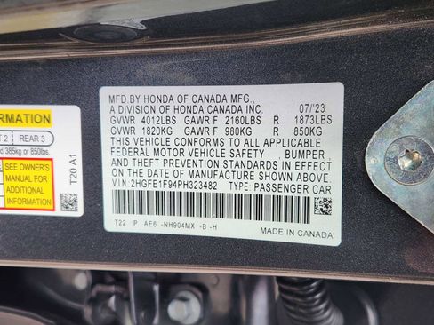 Certified 2023 Honda Civic Touring image 34