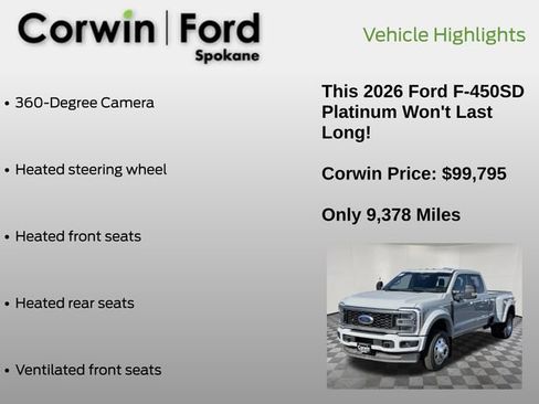 Certified 2026 Ford F450 Platinum AWD/4WD image 13