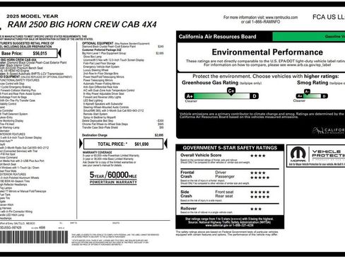 Used 2025 RAM 2500 Big Horn AWD/4WD image 3