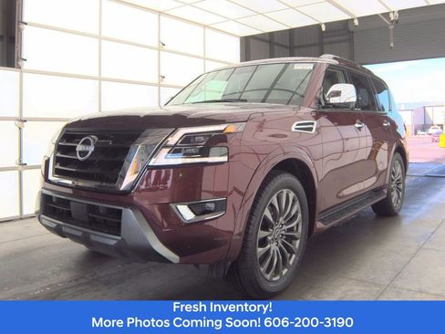 Used 2024 Nissan Armada Platinum w/ Captain's Chairs Package image 1