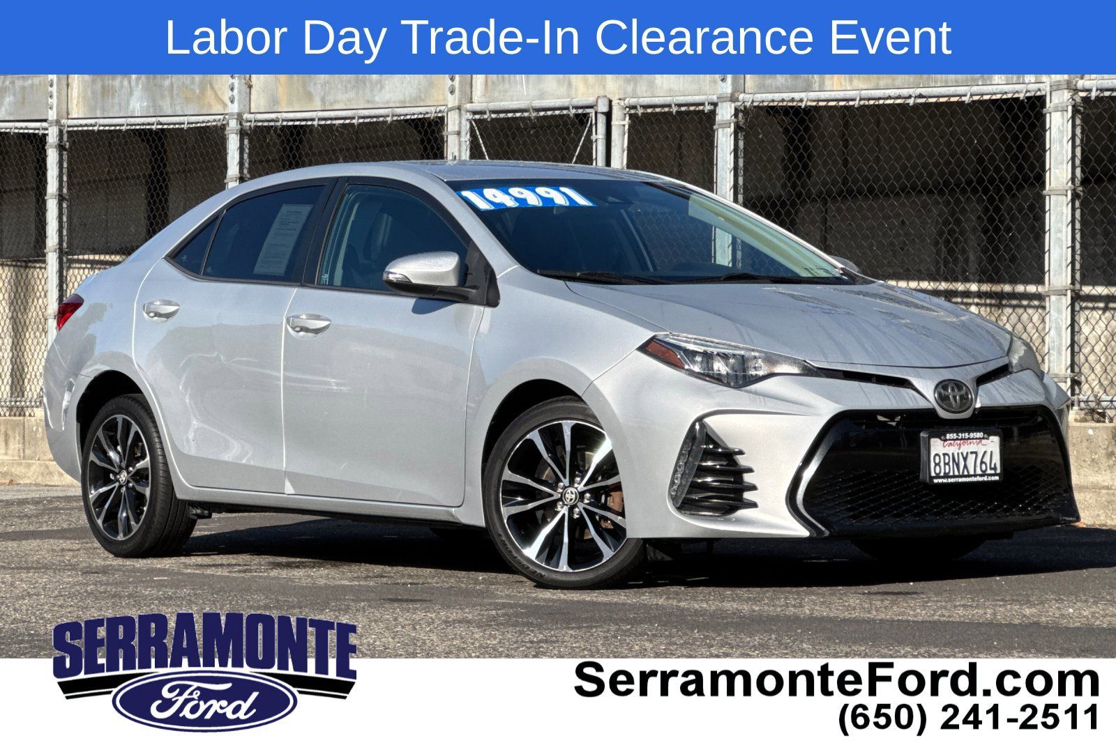 Used 2018 Toyota Corolla SE FWD image 1