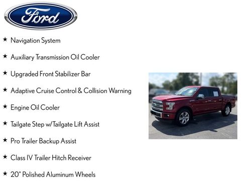 Used 2017 Ford F150 Platinum w/ Equipment Group 701A Luxury AWD/4WD image 9