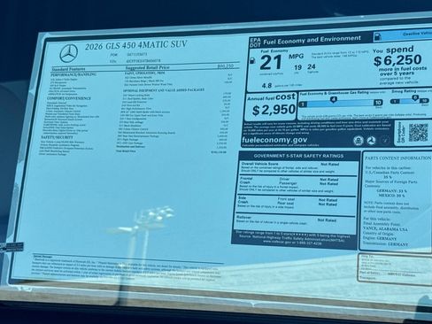 Used 2026 Mercedes-Benz GLS 450 4MATIC image 32