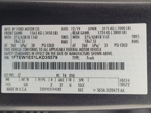 Used 2020 Ford F150 XLT w/ Equipment Group 302A Luxury AWD/4WD image 33