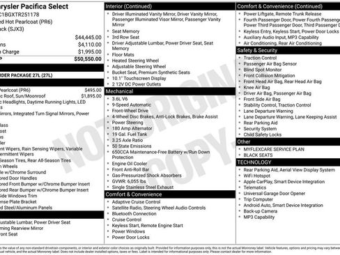 New 2026 Chrysler Pacifica Select FWD image 3