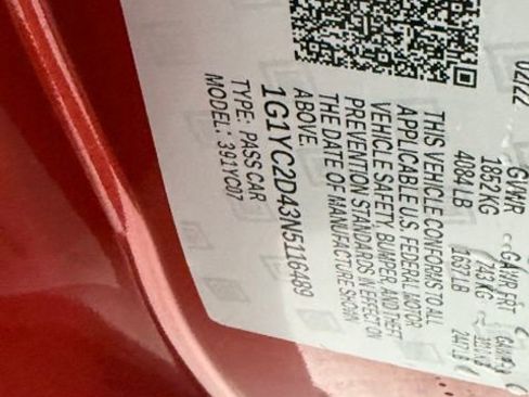 Used 2022 Chevrolet Corvette Stingray Premium Cpe w/ Z51 Performance Package image 29