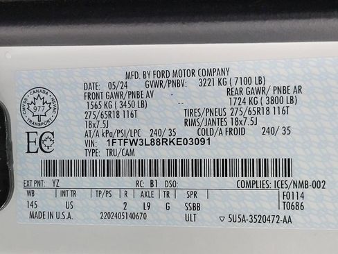 Used 2024 Ford F150 XLT w/ Mobile Office Package AWD/4WD image 55