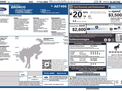 Used 2025 Ford Bronco Outer Banks AWD/4WD image 10