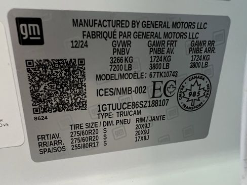 Used 2025 GMC Sierra 1500 Elevation w/ Elevation Premium Package image 70