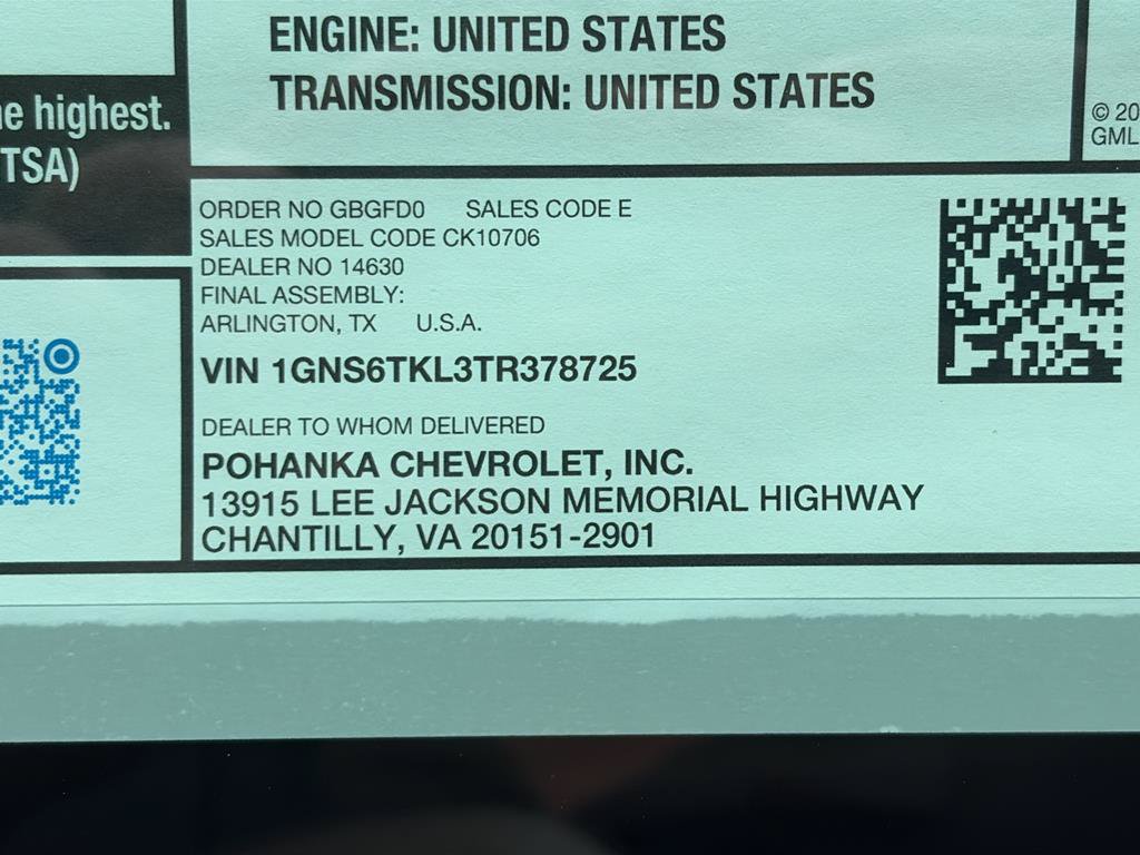 New 2026 Chevrolet Tahoe High Country AWD/4WD image 33