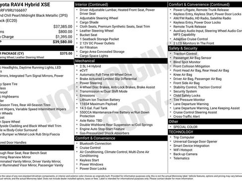 Used 2024 Toyota RAV4 XSE w/ Weather Package AWD/4WD image 5