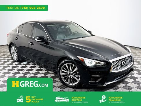 Used 2023 INFINITI Q50 Luxe w/ Cargo Package RWD image 1