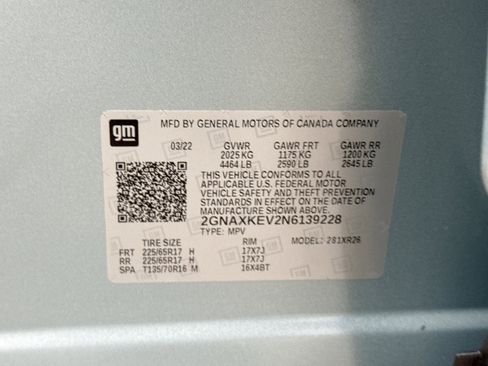 Used 2022 Chevrolet Equinox LT FWD image 24