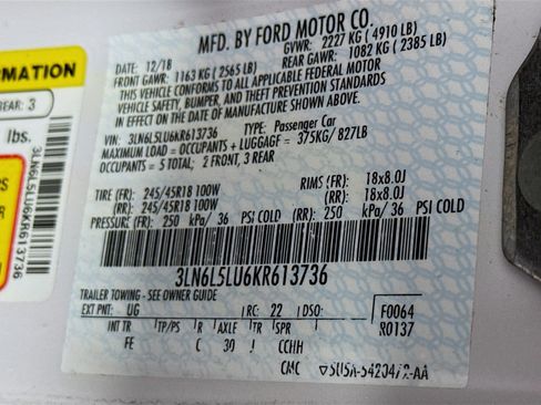 Used 2019 Lincoln MKZ Reserve image 40