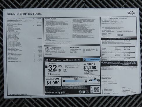 New 2026 MINI Cooper S image 9