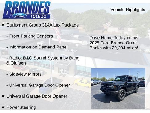 Used 2025 Ford Bronco Outer Banks AWD/4WD image 12