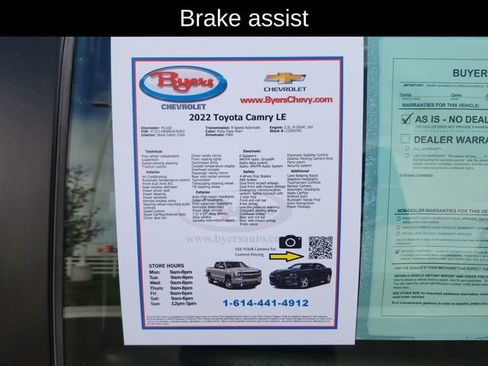 Used 2022 Toyota Camry LE image 13