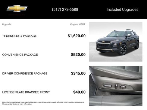 Certified 2022 Chevrolet TrailBlazer ACTIV w/ Technology Package AWD/4WD image 15