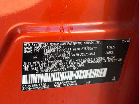 Used 2016 Toyota RAV4 SE w/ Advanced Technology Package FWD image 26