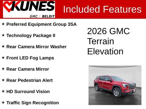New 2026 GMC Terrain Elevation w/ Technology Package II FWD image 2