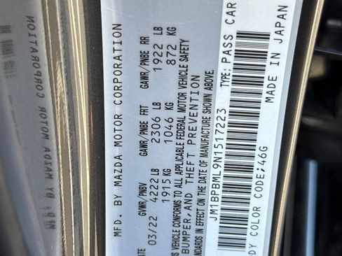 Used 2022 MAZDA MAZDA3 s image 34