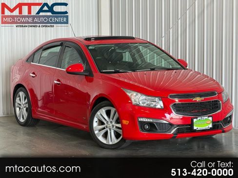 Used 2015 Chevrolet Cruze LTZ w/ Sun, Sound and Sport Package FWD image 1
