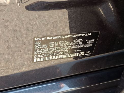 Used 2021 BMW X6 M50i w/ Executive Package AWD/4WD image 27