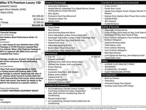 Used 2023 Cadillac XT5 Premium Luxury image 58