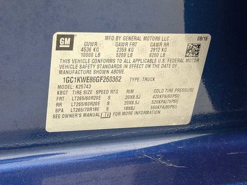 Used 2016 Chevrolet Silverado 2500 LTZ w/ Duramax Plus Package image 11