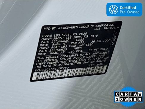 Used 2025 Volkswagen Atlas Cross Sport SEL image 34