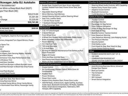 Used 2025 Volkswagen Jetta GLI Autobahn w/ GLI Black Package FWD image 5