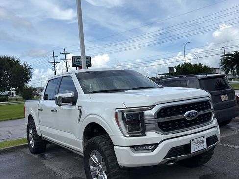 Used 2021 Ford F150 Platinum w/ Trailer Tow Package AWD/4WD image 3