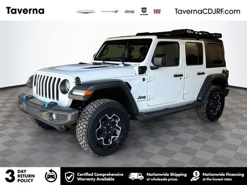 Certified 2023 Jeep Wrangler Unlimited Rubicon 4xe AWD/4WD image 1
