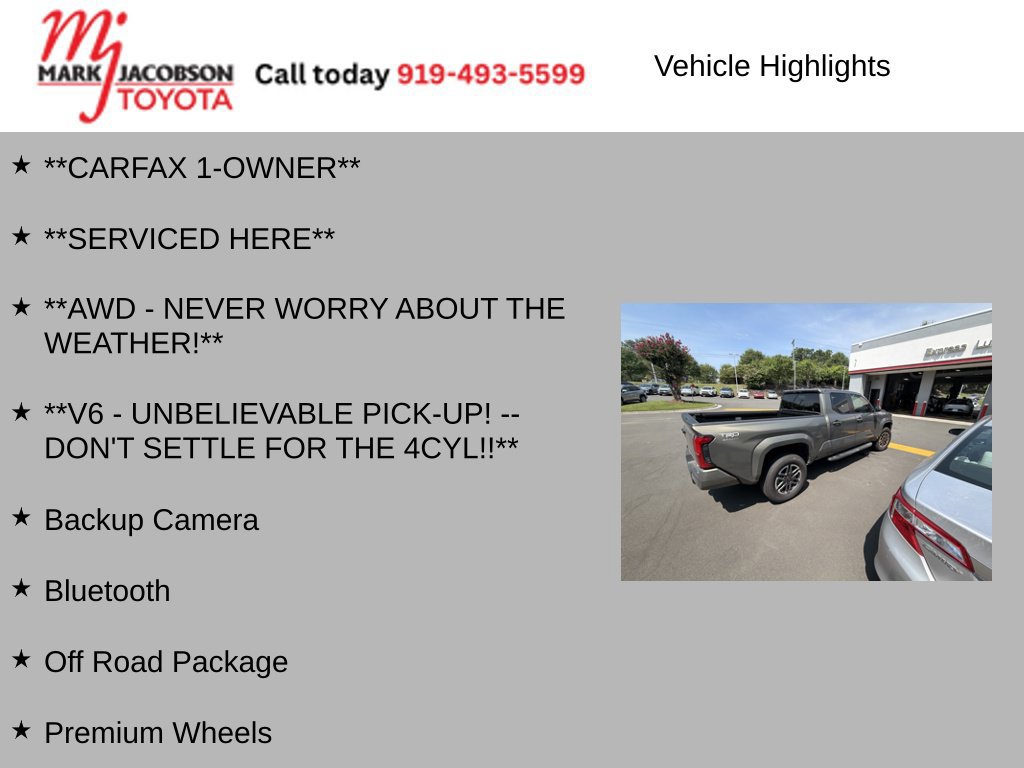 Used 2025 Toyota Tacoma TRD Sport AWD/4WD image 6