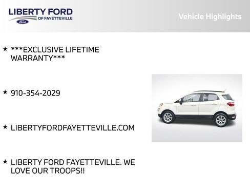 Used 2020 Ford EcoSport SE FWD image 5