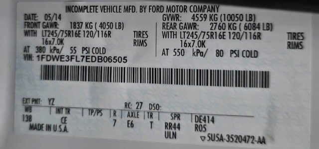 Used 2014 Ford E-350 and Econoline 350 Super Duty w/ Power Windows & Locks Group RWD image 35